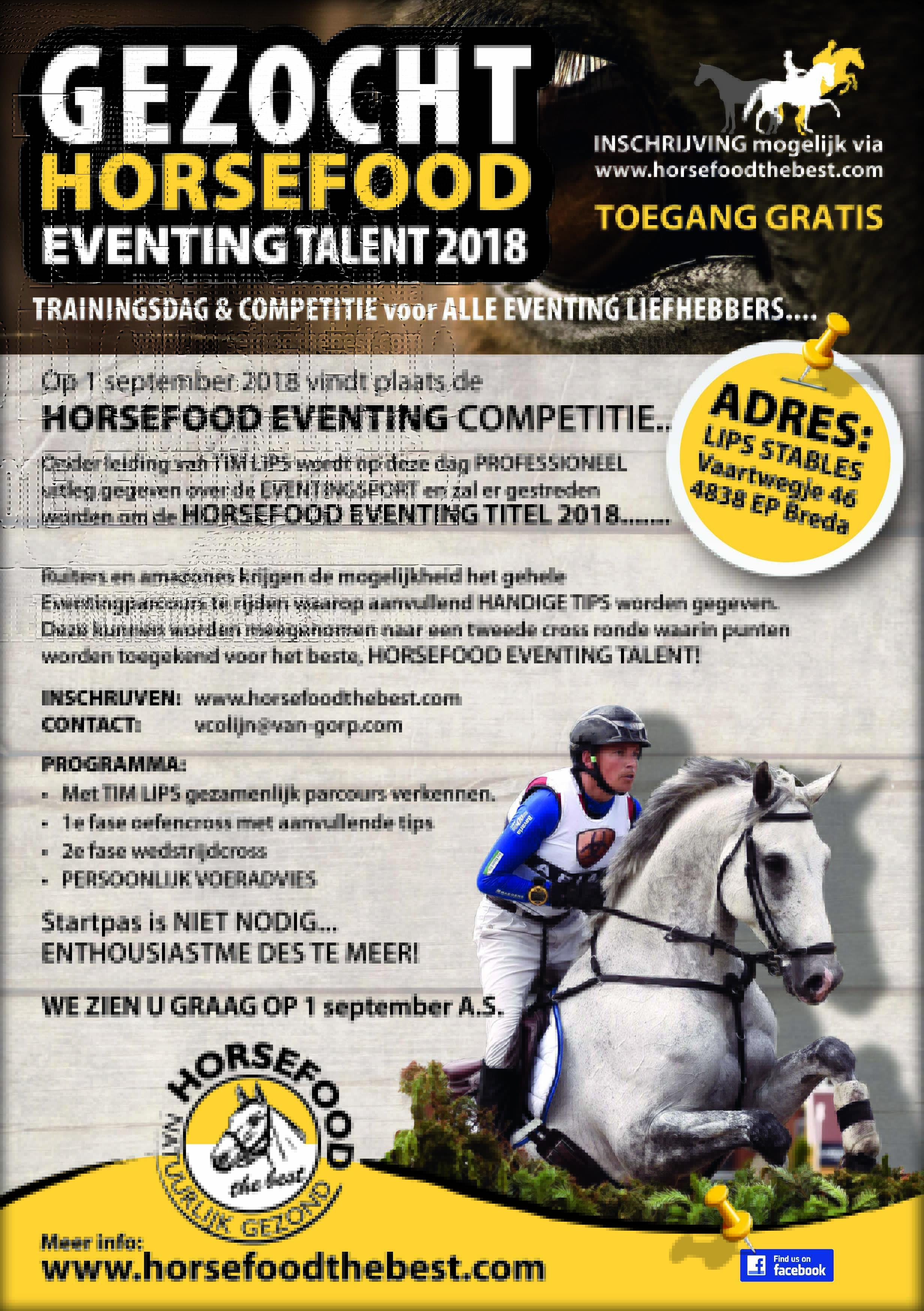 2018 Horsefood Eventing Talent