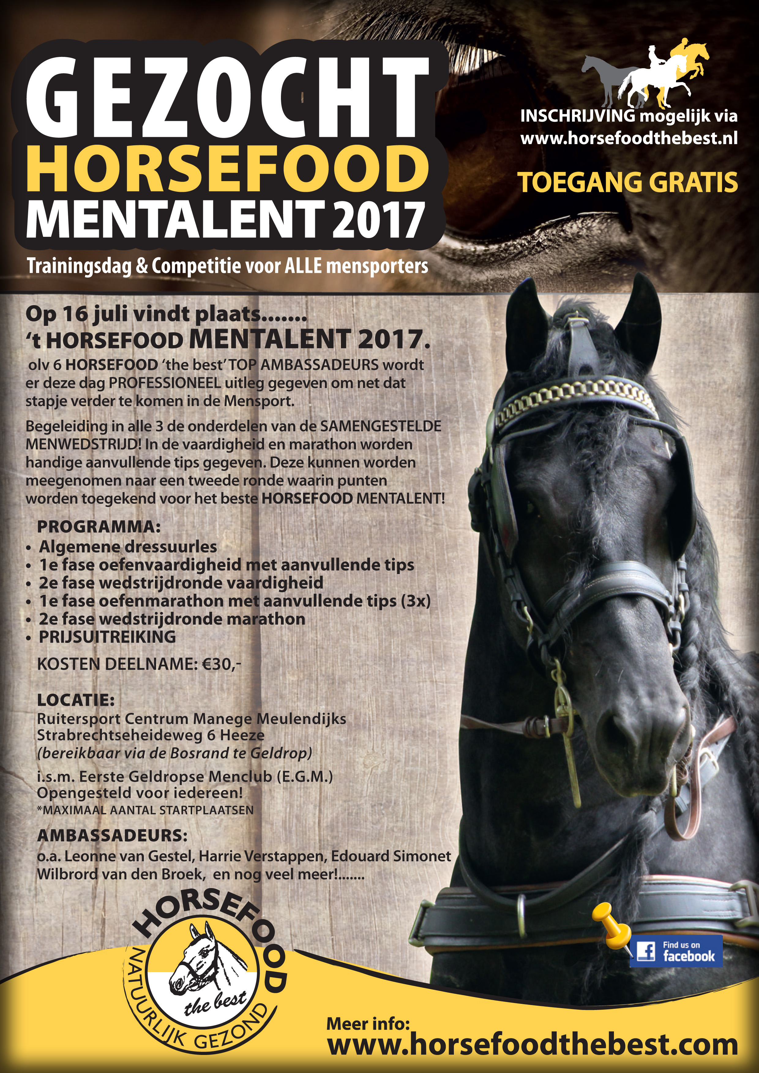 Horsefood Men Talent 2017